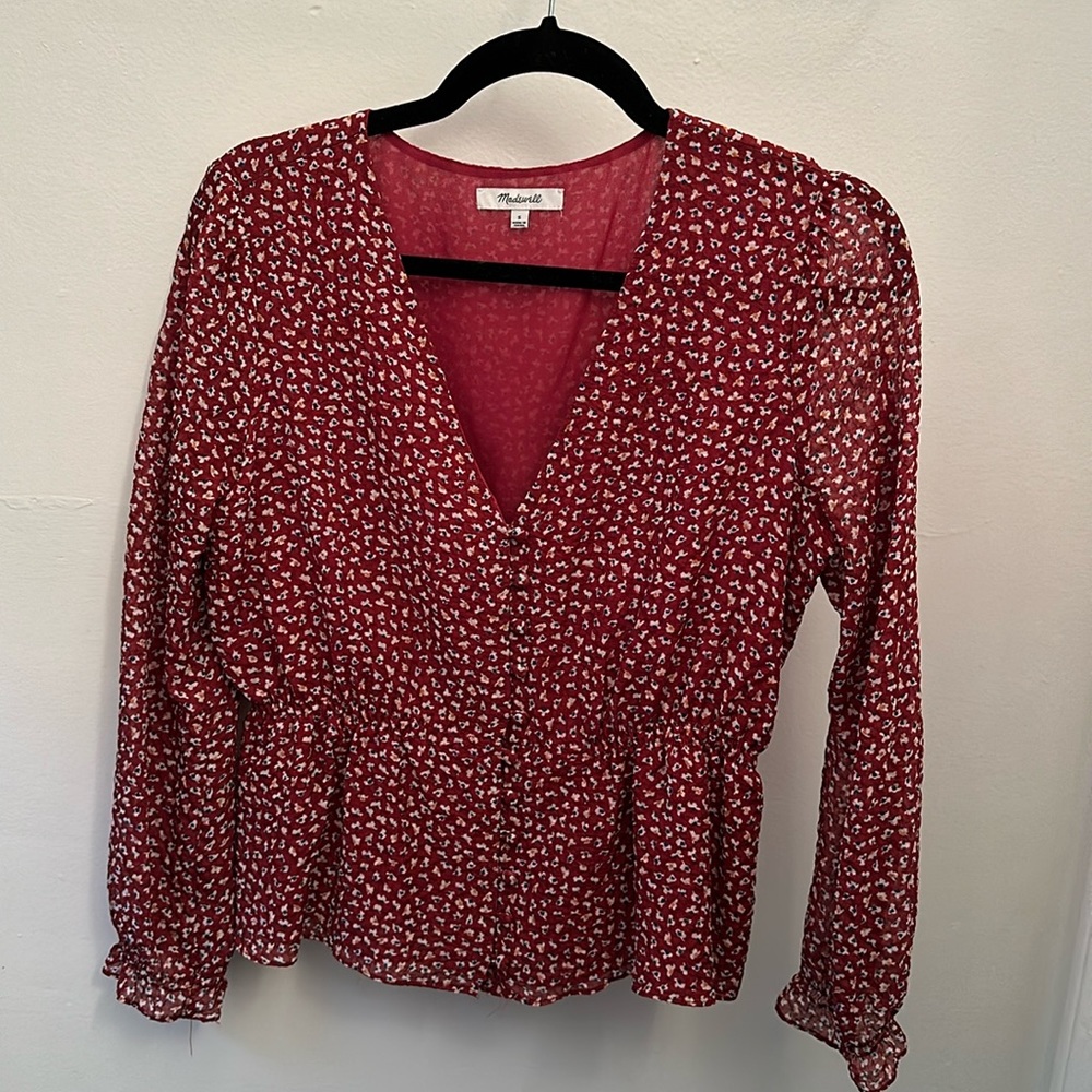 Madewell Overture Top in Ditsy Flowers